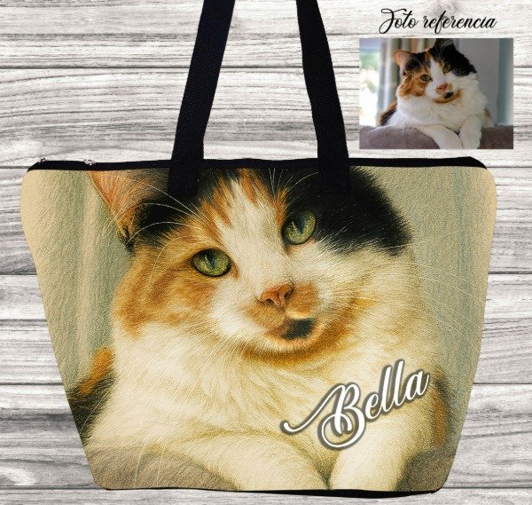 Producto - Bolsos Tote Personalizados con Retratos Mascotas