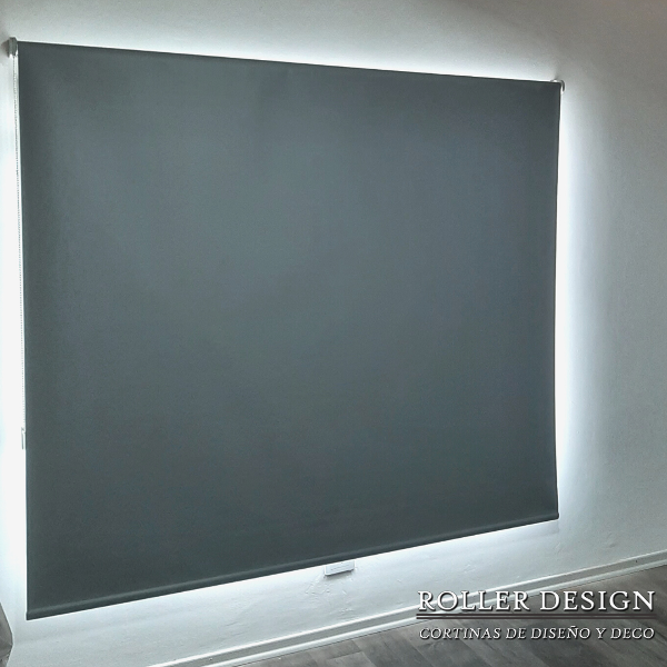Producto - Cortina Roller Blackout Premium (Gris oscuro)