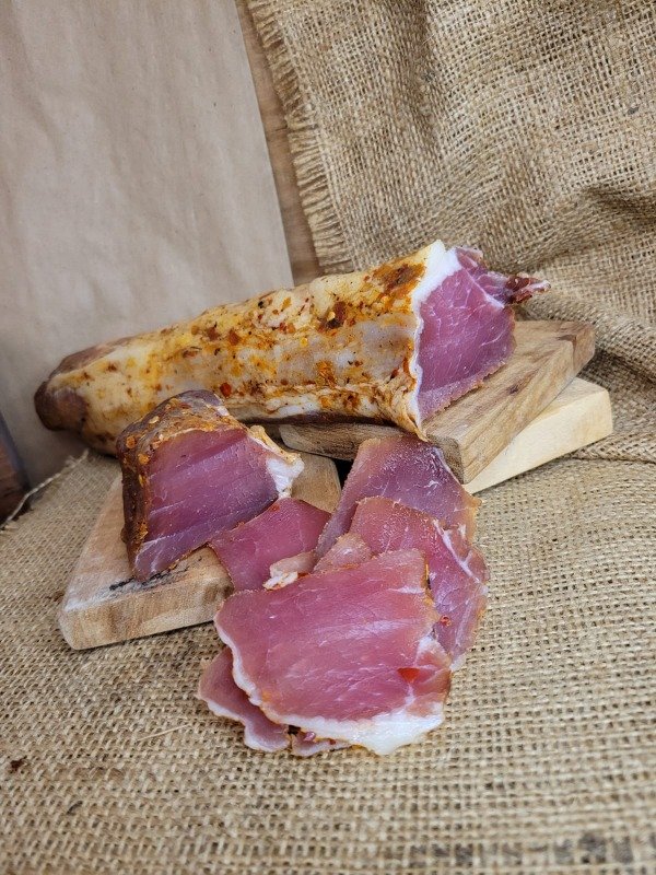 Producto - Lomito de Cordero Curado al vacío x200grs. Precio x Kilo.