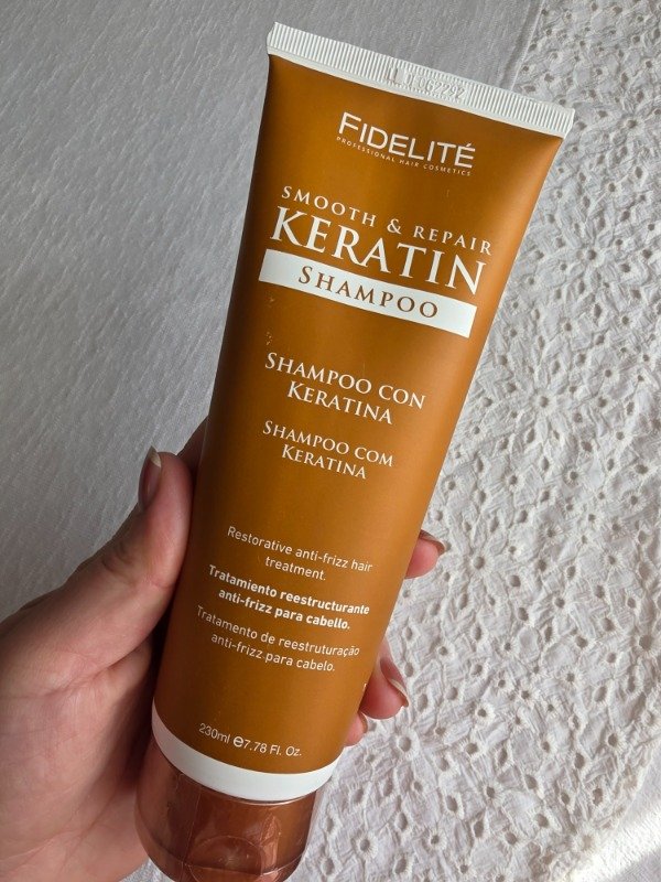Producto - Shampoo con keratina Fidelite 230ml Reparación y Suavidad