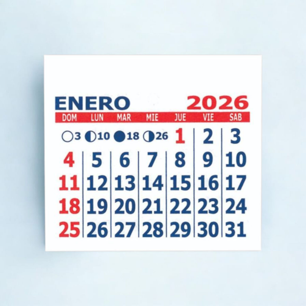 Producto - Calendario mignon 2026
