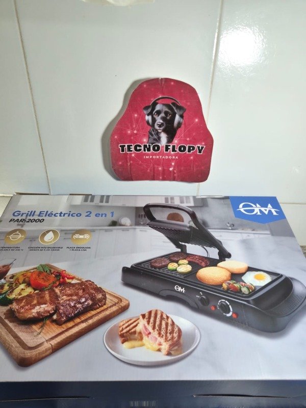 Producto - GRILL PARRILLA ELECTRICO 2 EN 1
