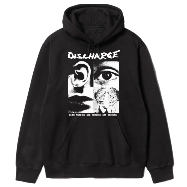 Producto - Buzo Canguro Discharge Hear Nothing See Nothing Say Nothing