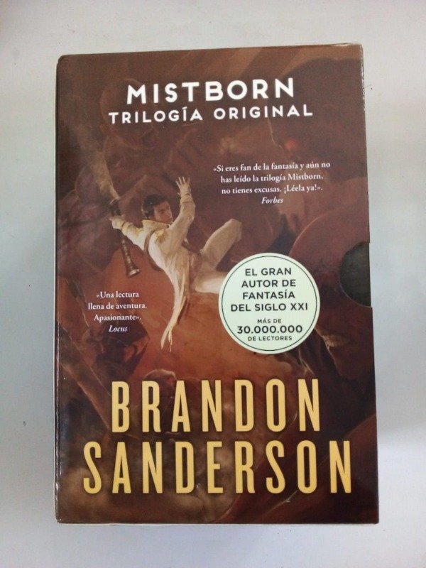 Producto - Mistborn Trilogía original - Brandon Sanderson - B de Bolsillo 2024 - Box 3 vols