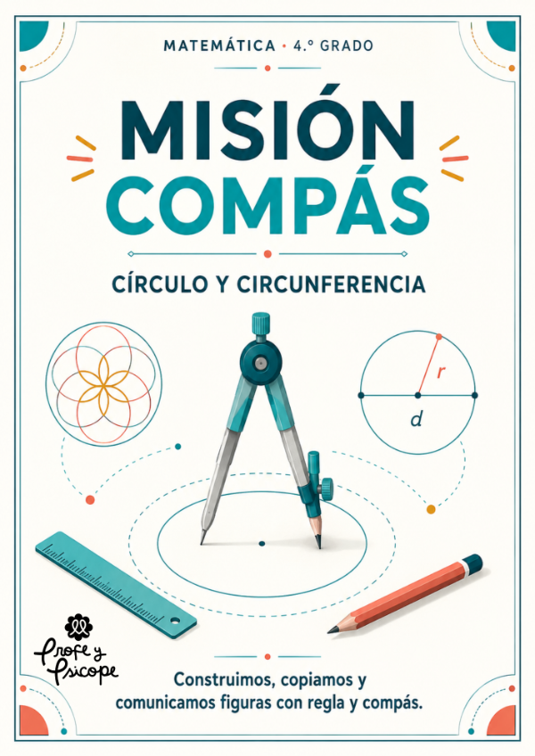 Producto - Geometría: Actividades de Círculo, Circunferencia, Radio y Diámetro