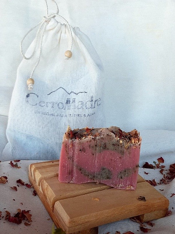 Producto - KIT: Jabón de Rosas + Jabonera