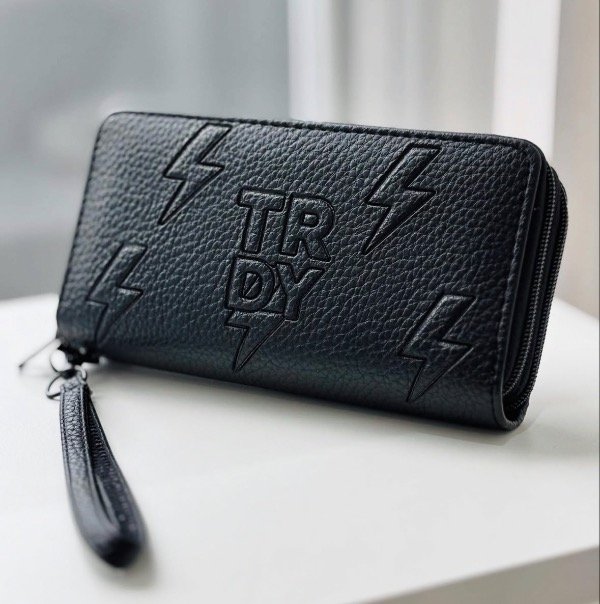 Producto - Billetera doble cierre negra Trendy n