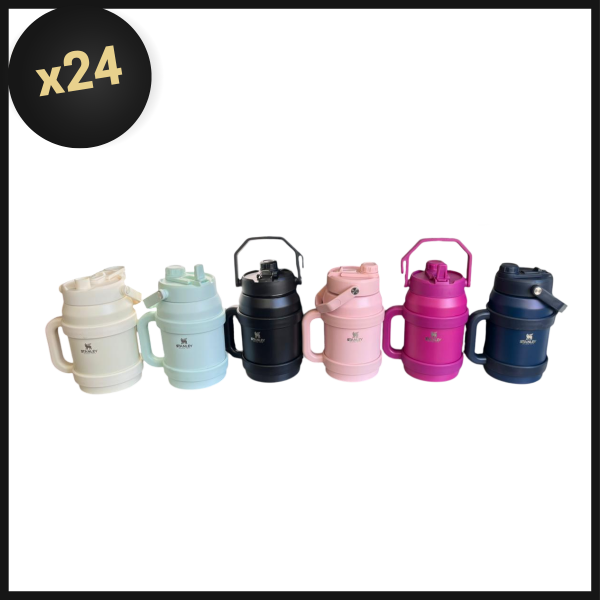 Producto - PROMO BULTO GALON FLIP DOBLE PICO CON MATE 1500ML CON LOGO