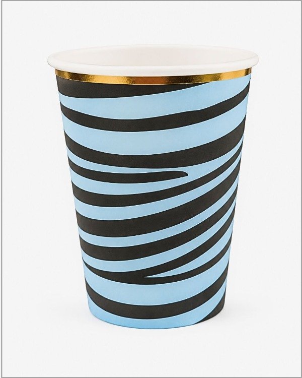 Producto - VASOS SAFARI CEBRA X10UN