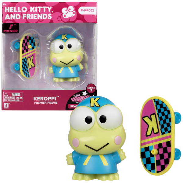 Producto - Hello Kitty And Friends Skateboards Keroppi Figura Premier