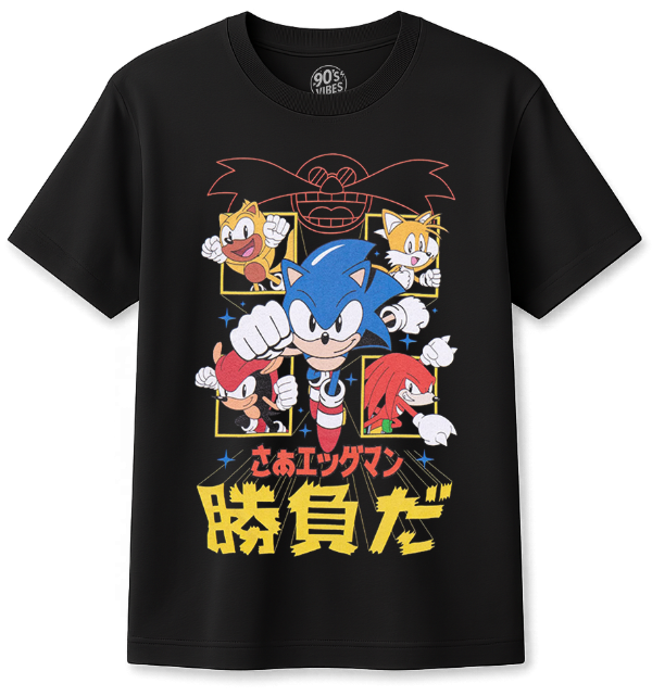 Producto - Remera Sonic el Erizo Personajes