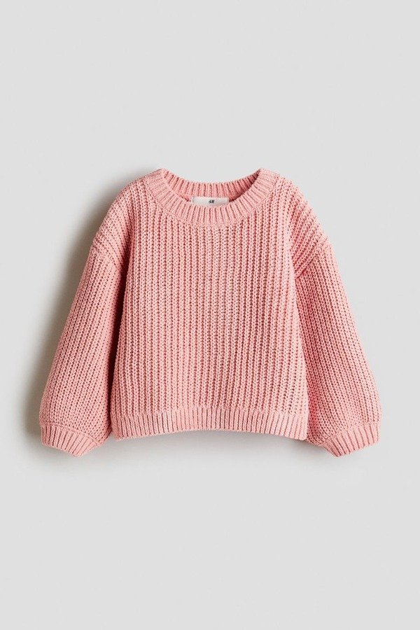 Producto - Sweater HyM tejido rosa pastel - 1