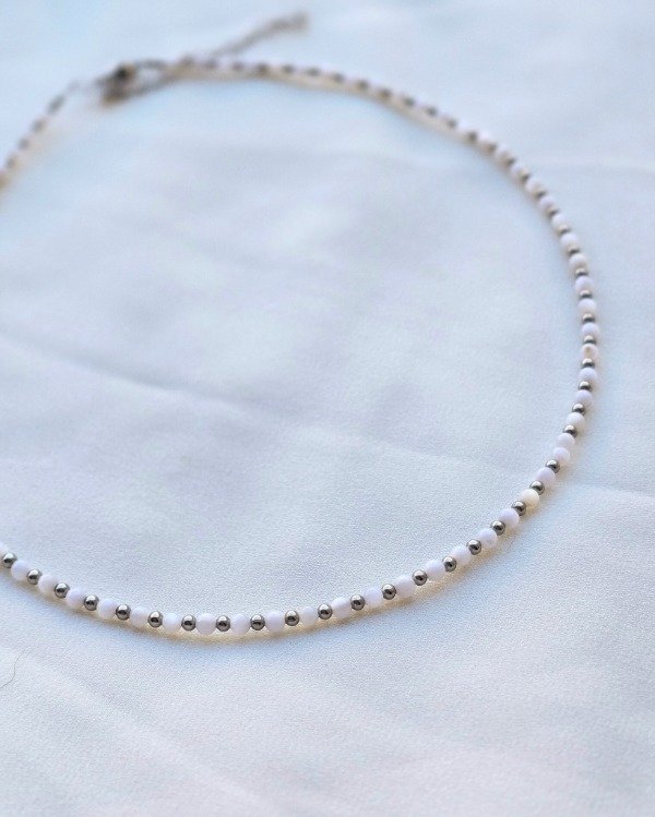 Producto - Collar Nacar blanco