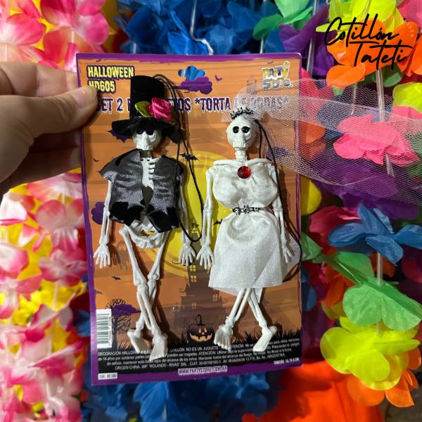 Producto - SET ESQUELETOS  TORTA DE BODAS