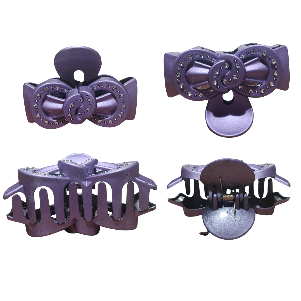 Producto - Broche Para Pelo Moño Con Piedras De Strass Mujer X Unidad - 3
