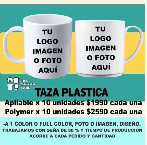 Producto - Taza Plastica Personalizada Empresas, Eventos y Souvenir