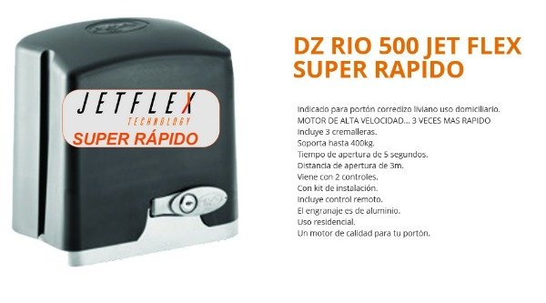 Producto - DZ Rio 500 Jet Flex (rápido)