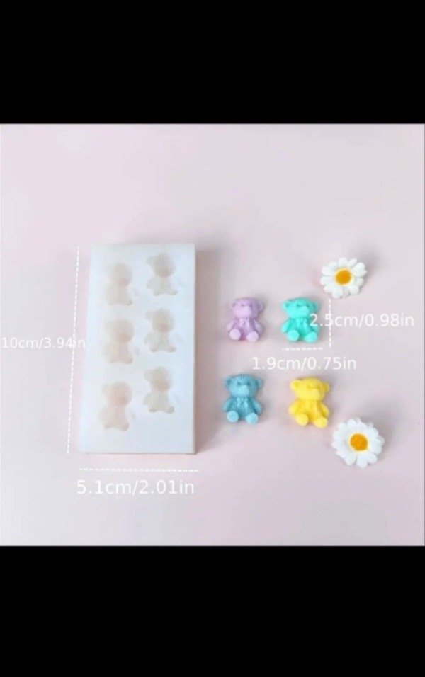 Producto - Molde oso por 6