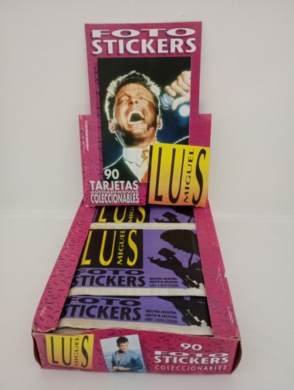Producto - Sobres Luis Miguel. Foto Stickers