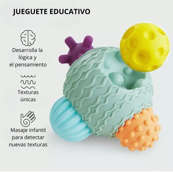 Producto - Pelota con encastre sensorial