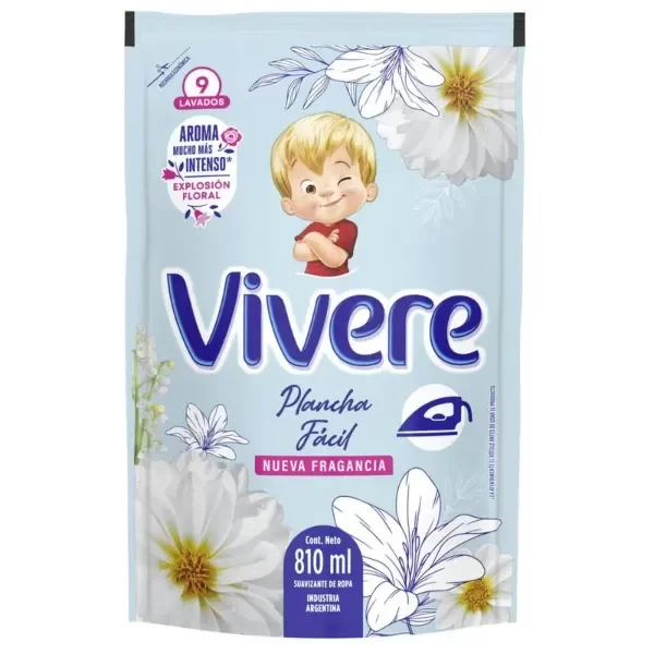 Producto - SUAVIZANTE VIVERE DP X 800 ML PLANCHA FACIL