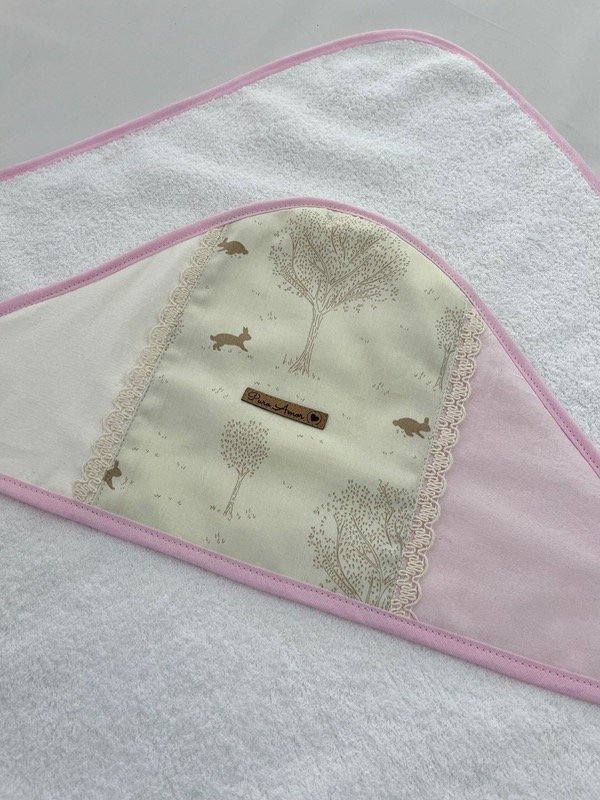 Producto - Toallon baby rabbit rosa