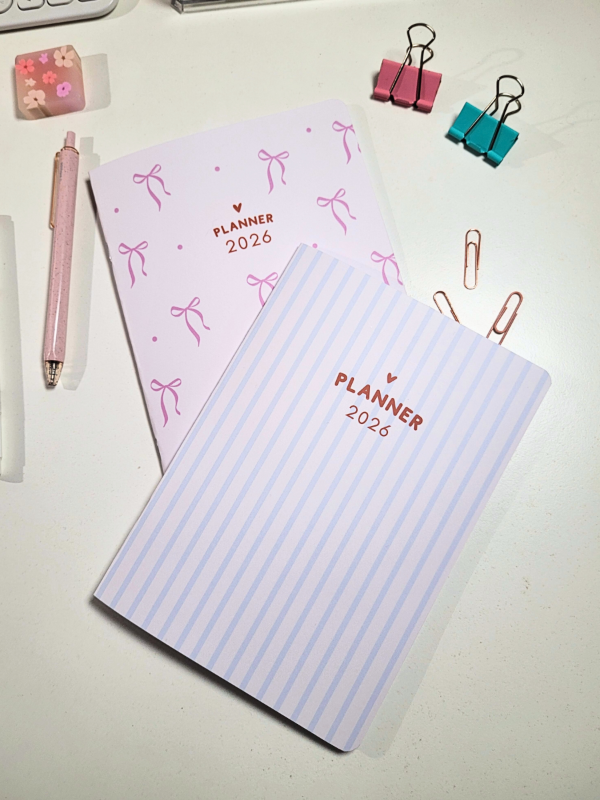 Producto - Planner mensual 2026 - abrochado (diseño varios)