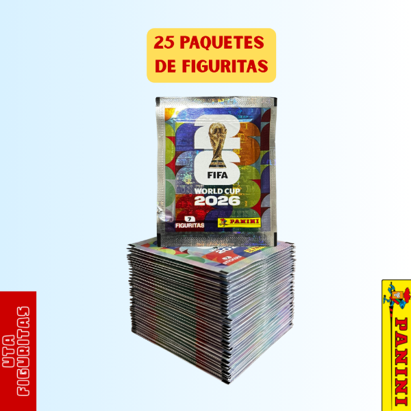 Producto - PACK FIGURITAS 25 UNIDADES