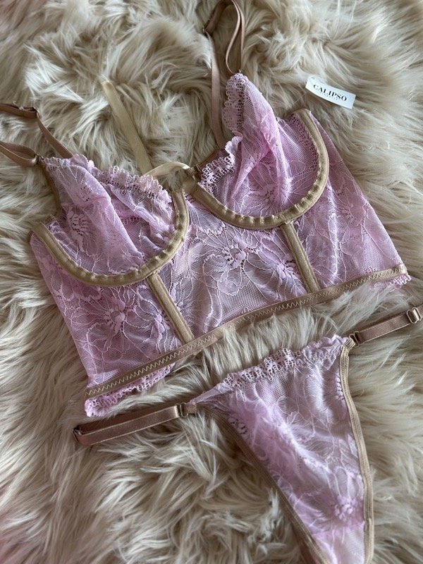 Producto - CORSÉ ROSA CON ESPALDA REGULABLE
