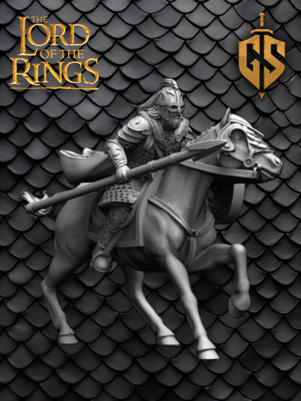 Producto - Guardia Real de Rohan Montado 3 - El Señor de los Anillos