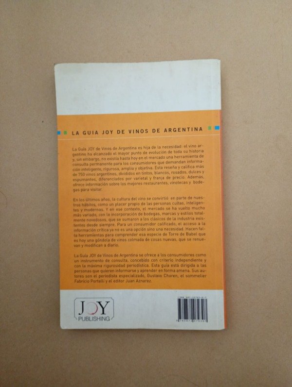 Producto - La guía Joy de vinos de Argentina - Portelli Choren - Joy 2003 - 1