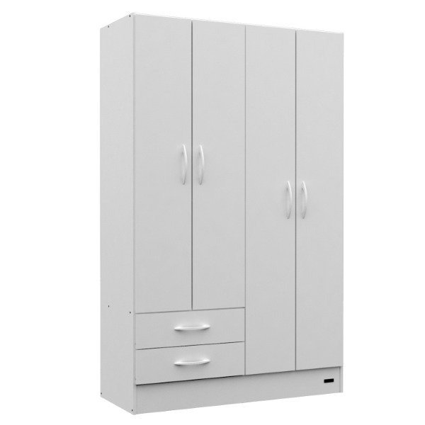Producto - Ropero Ancho 1.13 m (Alto 1.81 / Prof. 0.46 (Blanco)