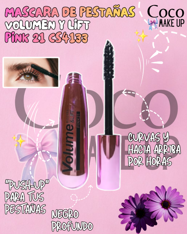 Producto - MASCARA VOLUMEN Y LIFT - PINK 21 - CS4133