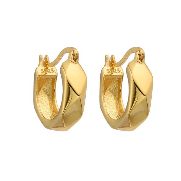 Producto - Argollas Budapest 16mm. Plata Gold