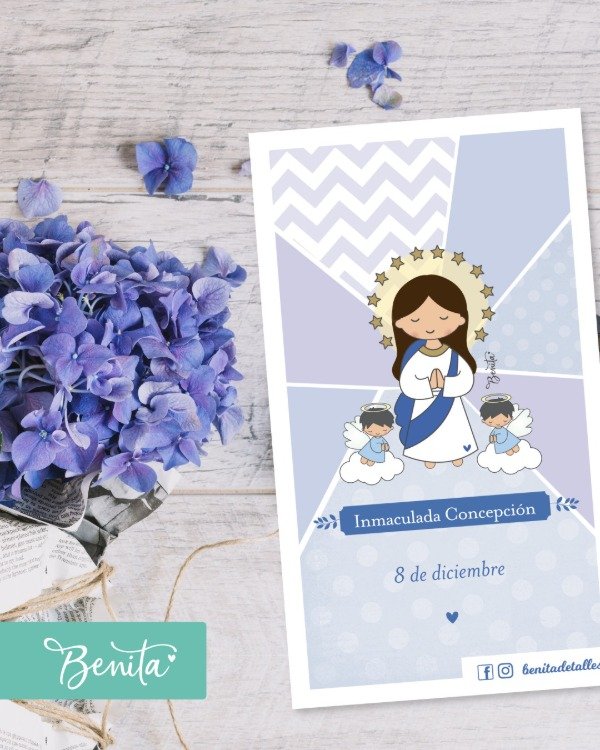 Producto - Medallitas para Colgar - Virgen Inmaculada Concepción