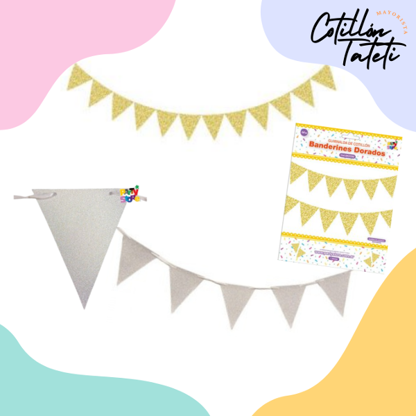 Producto - BANDERIN GLITTER - 360 CM
