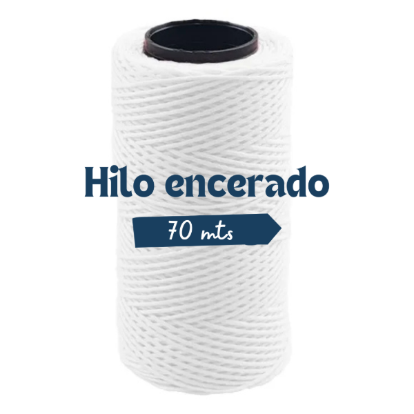 Producto - Hilo encerado blanco