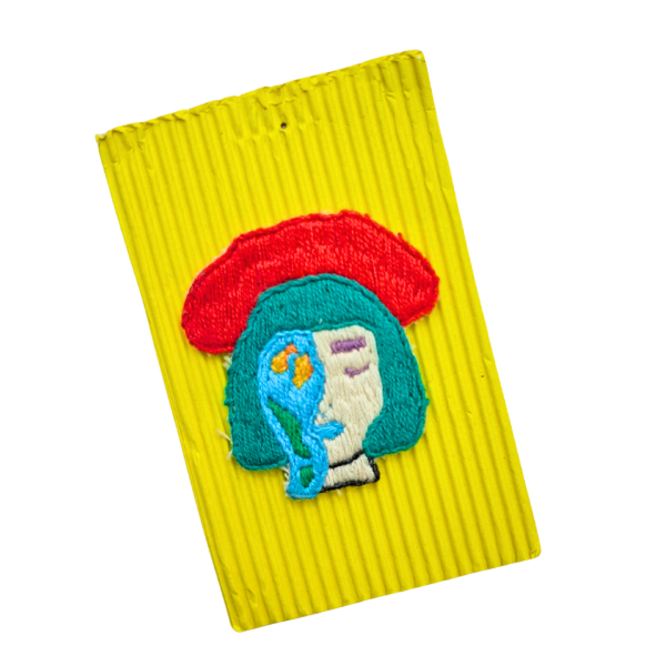 Producto - Parche Bordado Retrato Mutable Piscis