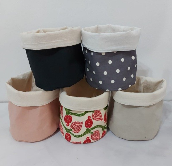 Producto - PACK X10 - CESTOS DE TELA LISO