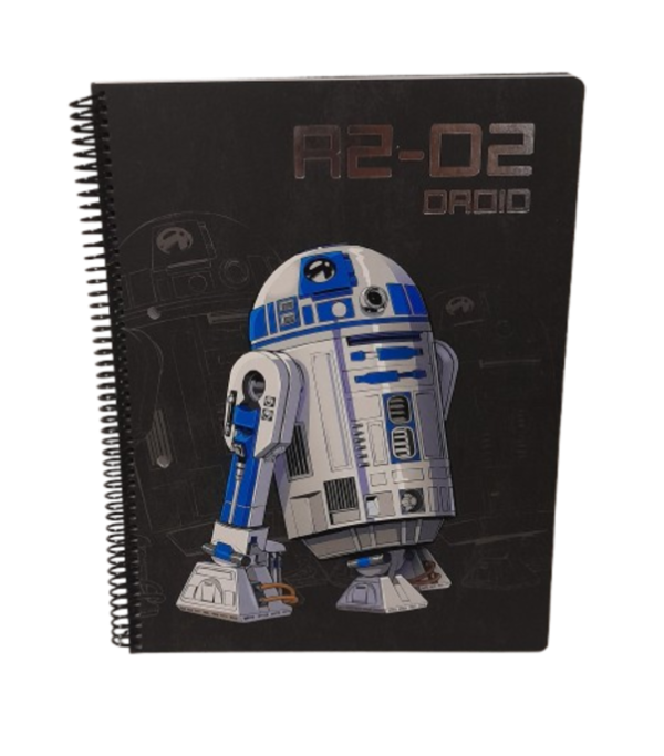 Producto - Mooving Star Wars R2 D2 Cuaderno Universitario 29x22.5 cm Tapa Dura 80 Hojas
