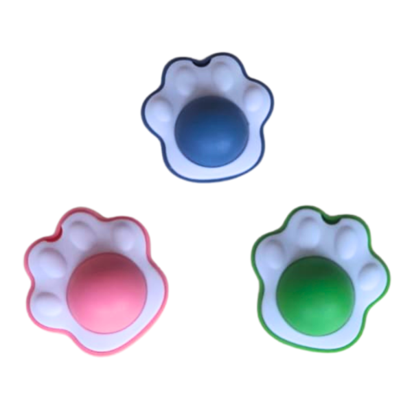 Producto - CatNip Ball Huella (Hierba Gatera) para pegar en pared Nuevo Sol