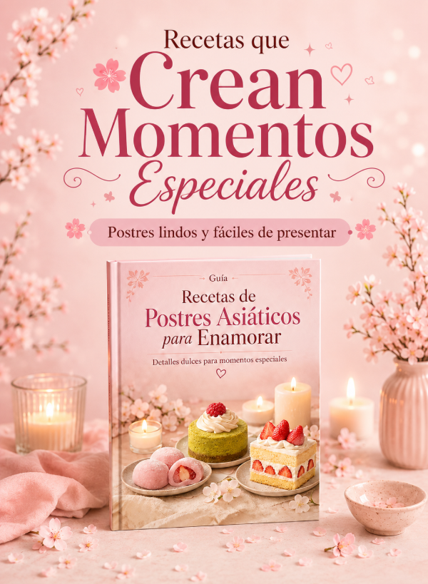 Producto - RECETARIO - POSTRES ASIÁTICOS PARA ENAMORAR
