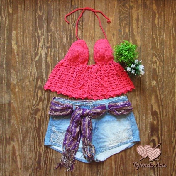 Producto - Top Brisa Coral