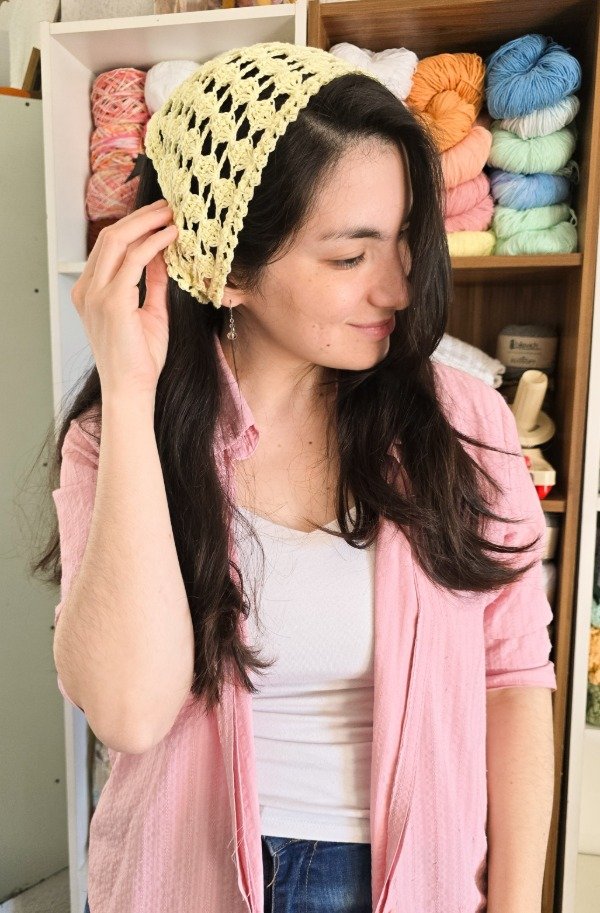 Producto - Bandana calada a crochet