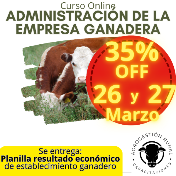 Producto - Curso online Administración de la Empresa Ganadera