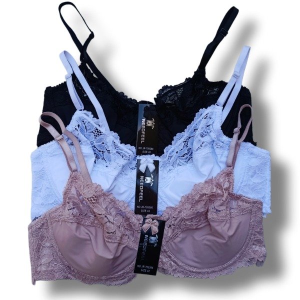 Producto - Corpiño Encaje Media Taza C/Arco