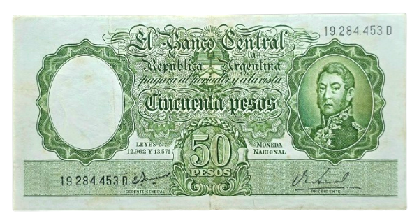 Producto - 50 Pesos Moneda Nacional (Ianella - Real) Bott.2025 Fil.A VF