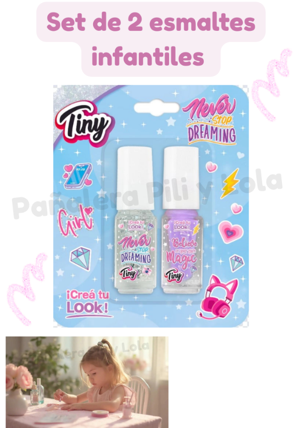 Producto - Set de 2 esmaltes infantiles