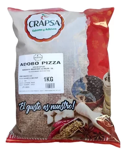 Producto - Adobo Molido Para Pizza Crapsa 1 Kg Granel