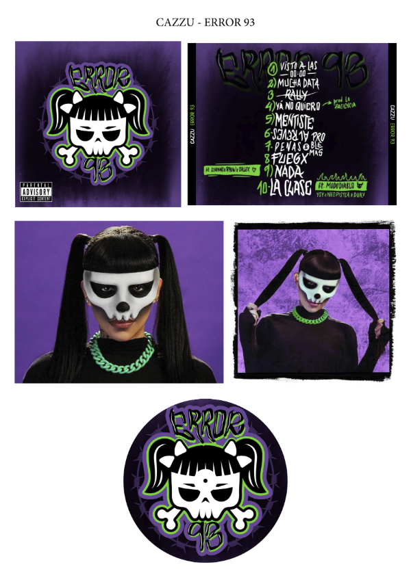 Producto - Cazzu "Error 93" CD Custom